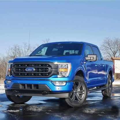 VLAND LED Headlights For Ford F150 2021-2023 Reflector Dual Beam Lens Amber Mark