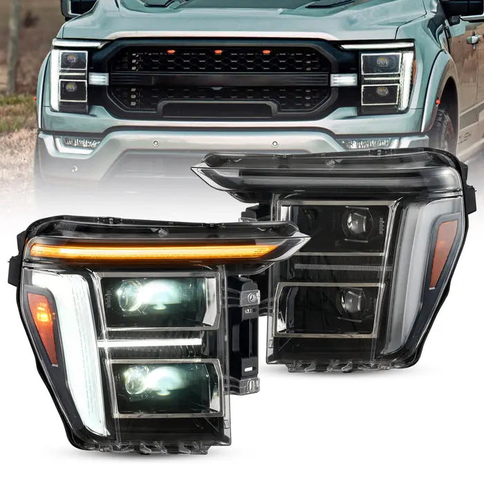 VLAND LED Projector Headlights For 2021-2023 Ford F150