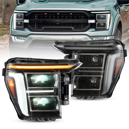 VLAND LED Projector Headlights For 2021-2023 Ford F150