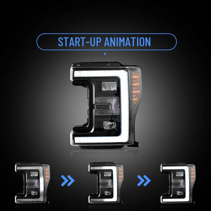 VLAND LED Headlights For Ford F250 Super Duty 2017–2019 Pickup Truck 4th Gen