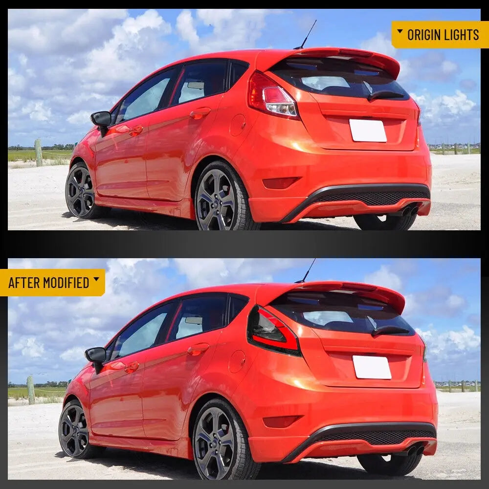 VLAND LED Tail Lights For Ford Fiesta Hatchback 2008-2019 W/Animation