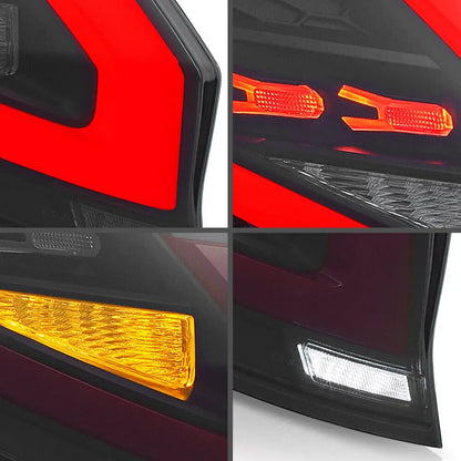 VLAND LED Tail Lights For Ford Fiesta Hatchback 2008-2019 W/Animation
