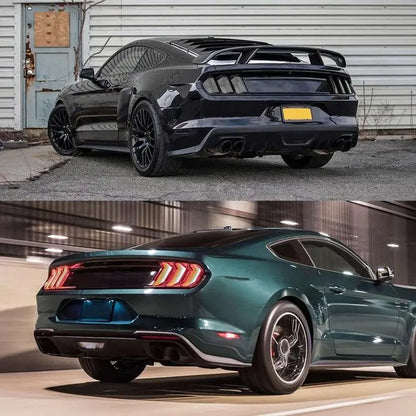 VLAND Full LED Taillights Assembly Compatible For Ford Mustang 2015-2023 With Five Modes Sequential Turn Signal Light