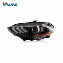 VLAND RGB LED Headlights For Ford Mustang 2018-2023 6th Gen Refresh