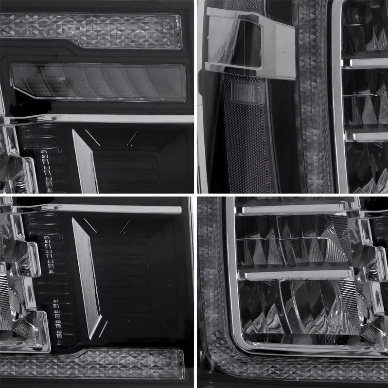 VLAND LED Headlights For 2007-2013 GMC Sierra 1500 2500HD 3500HD With Dynamic DRL