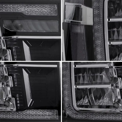 VLAND LED Headlights For 2007-2013 GMC Sierra 1500 2500HD 3500HD With Dynamic DRL