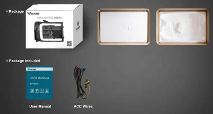 VLAND LED Headlights For 2007-2013 GMC Sierra 1500 2500HD 3500HD With Dynamic DRL