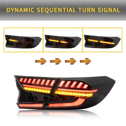 VLAND LED Tail Lights For Honda Accord 10th 2018-2022