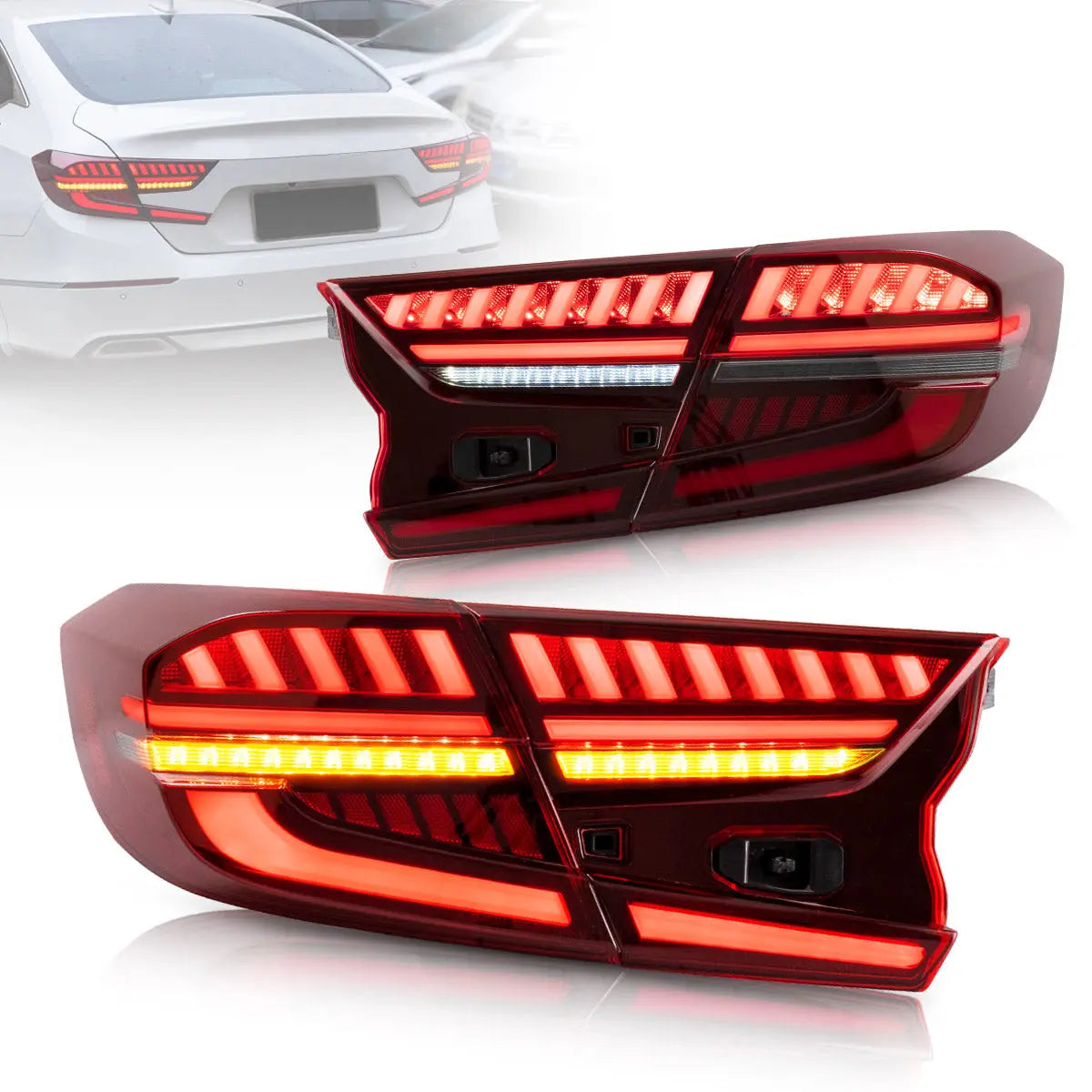 VLAND LED Tail Lights For Honda Accord 10th 2018-2022