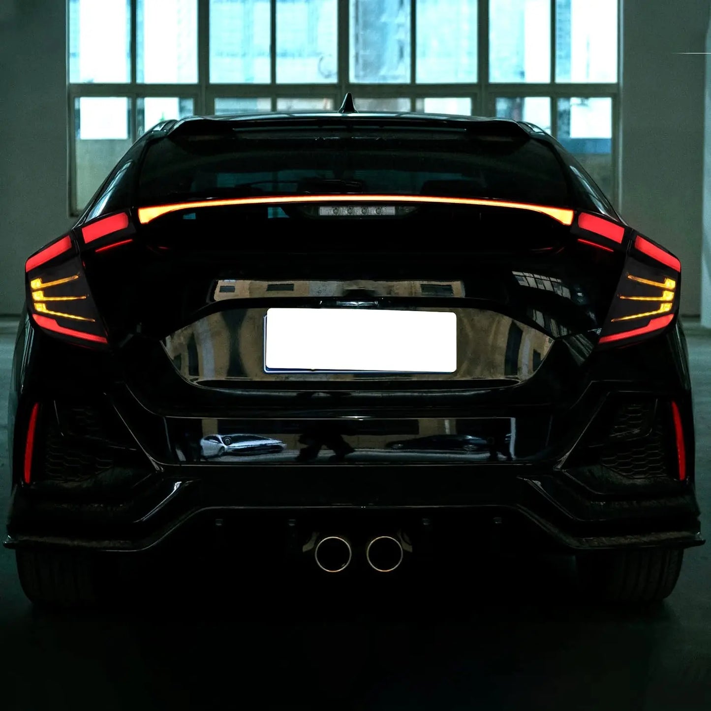 VLAND LED Taillights For Honda Civic Hatchback LX Sport EX 2016-2021 (5 Door, 10th generation)