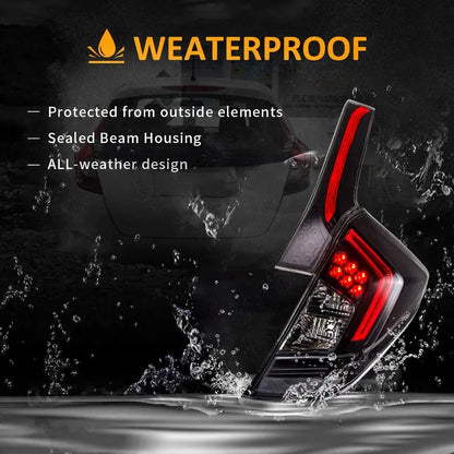 VLAND LED Tail Lights For Honda Fit 2014-2020/Jazz(GK5) Rear Lamps Assembly