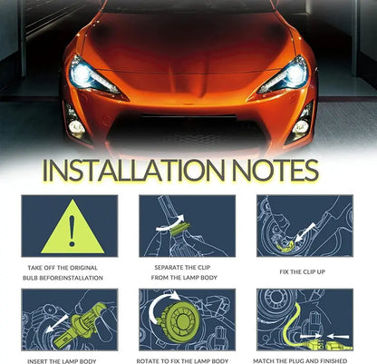 VLAND LED Projector Headlights with D2S/D2H Bulbs Fit for 2012-2015 Hyundai Elantra Avante MD