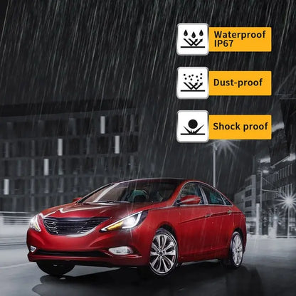 VLAND Dual Beam Sequential Headlights For Hyundai Sonata 2011-2014 ABS PMMA GLASS Material (Bulbs Not Included)