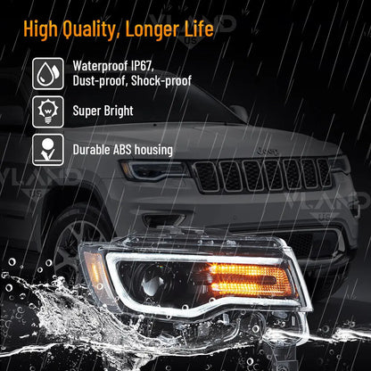VLAND LED Headlights For 2014-2022 Jeep Grand Cherokee (WK2)