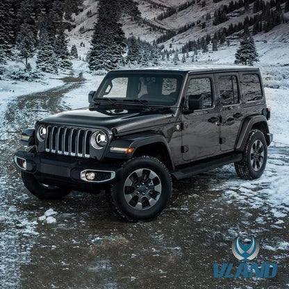 VLAND 9 Inches Full LED Headlights for Jeep Wrangler JL 2018-2023 w/ Activate Lighting