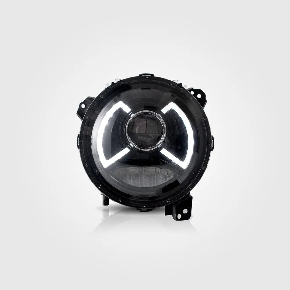 VLAND 9 Inches Full LED Headlights for Jeep Wrangler JL 2018-2023 w/ Activate Lighting