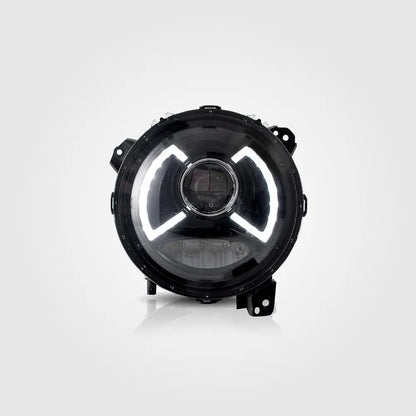 VLAND 9 Inches Full LED Headlights for Jeep Wrangler JL 2018-2023 w/ Activate Lighting