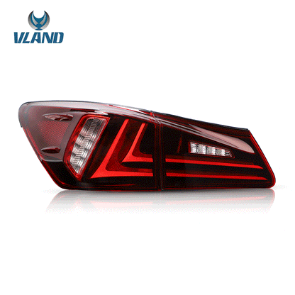 VLAND Full LED Tail Lights for Lexus IS250 IS350 2005-2013 IS 220d and ISF Model( NOT Fit IS250C/IS350C)