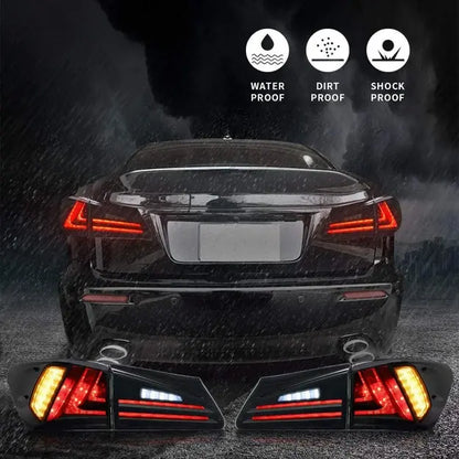 VLAND Full LED Tail Lights for Lexus IS250 IS350 2005-2013 IS 220d and ISF Model( NOT Fit IS250C/IS350C)