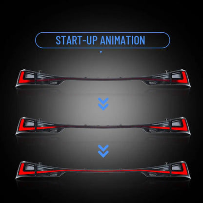 VLAND LED Taillights For 2014-2020 Lexus IS 250 350 200t 300h F Sport