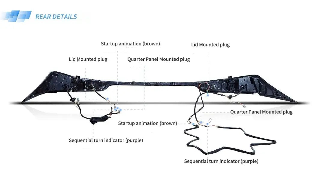 VLAND LED Taillights For 2014-2020 Lexus IS 250 350 200t 300h F Sport