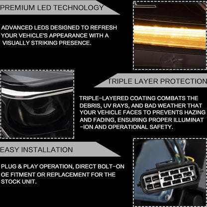 VLAND LED Headlights For 2006-2013 Lexus is250 is350 isf