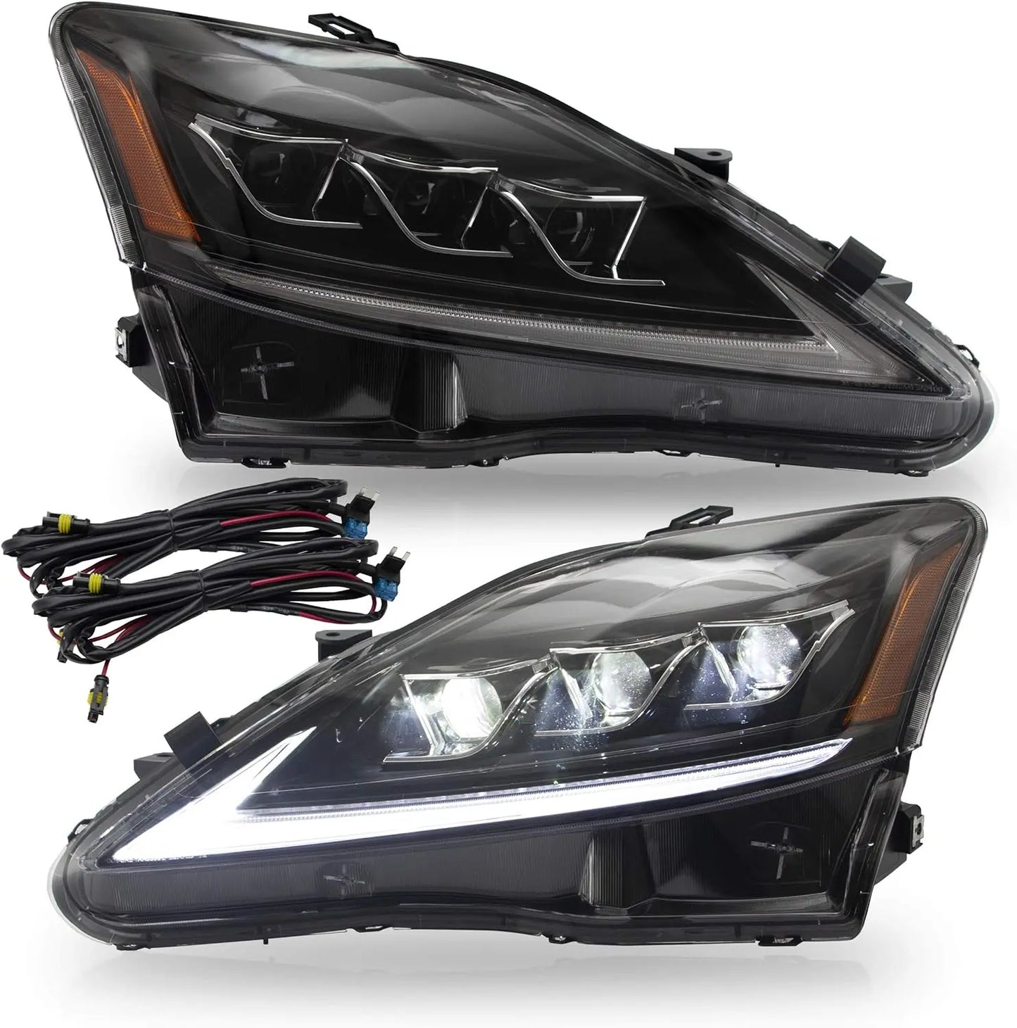 VLAND LED Headlights For 2006-2013 Lexus is250 is350 isf