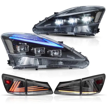 VLAND LED Headlights & Taillights For 2006-2013 Lexus IS250/350/F