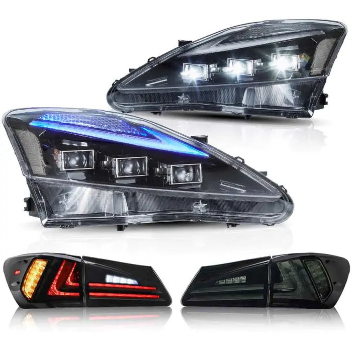 VLAND LED Headlights and Taillights For 2006-2013 Lexus IS250/350/ISF