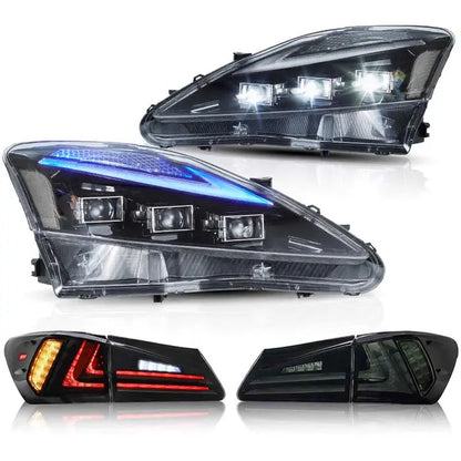 VLAND LED Headlights and Taillights For 2006-2013 Lexus IS250/350/ISF