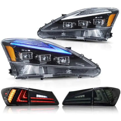 VLAND LED Headlights and Taillights For 2006-2013 Lexus IS250/350/ISF