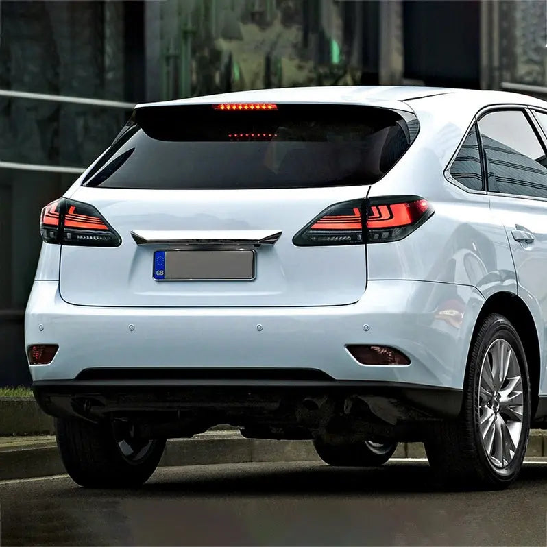 VLAND Full LED Tail Lights For Lexus RX 350/400h/450h/450hl 2009-2014 With Dynamic Welcome Lighting