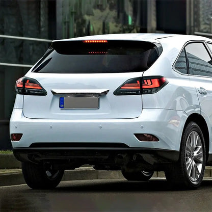VLAND Full LED Tail Lights For Lexus RX 350/400h/450h/450hl 2009-2014 With Dynamic Welcome Lighting