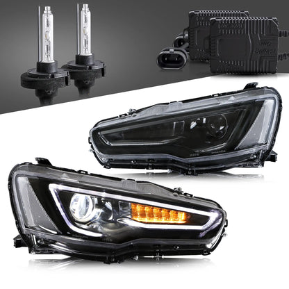 VLAND LED Headlights For 2008-2017 Mitsubishi Lancer /Evo X