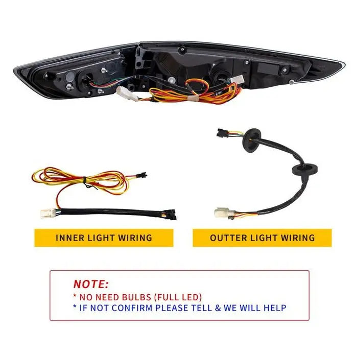 VLAND LED Tail Lights For Mazda 3 Sedan 2019-2025 4th Gen