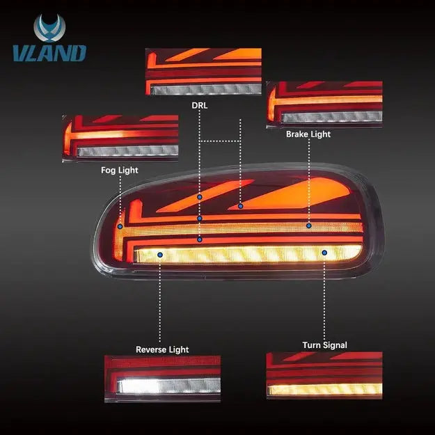 VLAND LED Tail Lights for Mini Cooper Clubman F54 2015-2023 2nd Gen