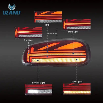 VLAND LED Tail Lights for Mini Cooper Clubman F54 2015-2023 2nd Gen