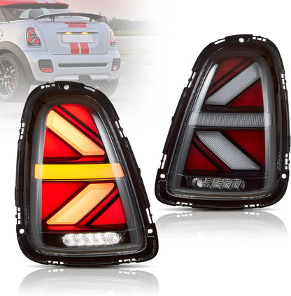 VLAND LED Tail Lights For 2007-2013 Bmw Mini Cooper R56 R57 R58 R59 w/Startup Animation