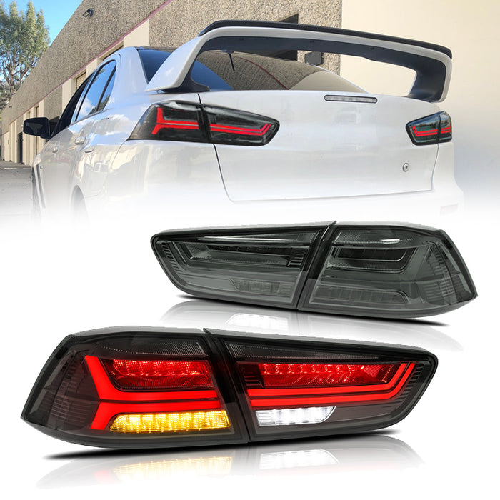 VLAND LED Tail lights For Mitsubishi Lancer 2008-2017 Rear Lamps Assembly