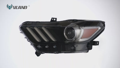 VLAND Headlights For Ford Mustang 2015-2017 (S550 Pre-Facelift)