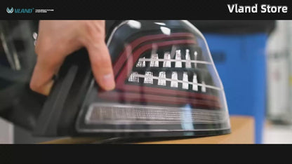 VLAND Full LED Tail lights Assembly Fit for 2014-2021 Subaru WRX/STI