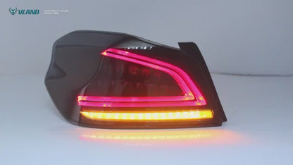 VLAND Full LED Tail lights Assembly Fit for 2014-2021 Subaru WRX/STI