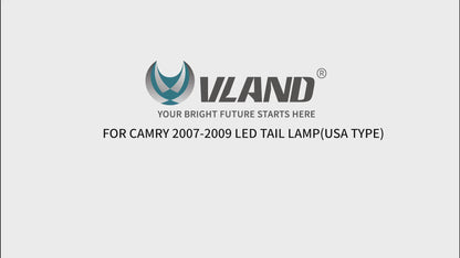 VLAND Full LED Tail Lights for Toyota Camry XV40 Gen Sedan 2006-2011