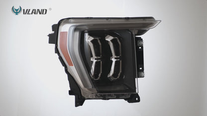 VLAND LED Matrix Projector Headlights for Ford F150 14th Gen 2021-2023