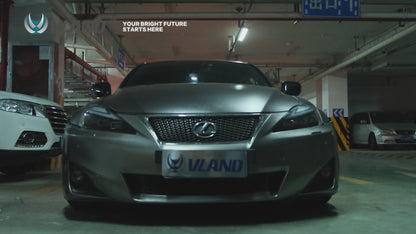 VLAND LED Projector Headlights For Lexus IS250/IS250C IS350/IS350C IS220d 2006-2013 ISF 2008-2014 With Animation & Blue Breathing