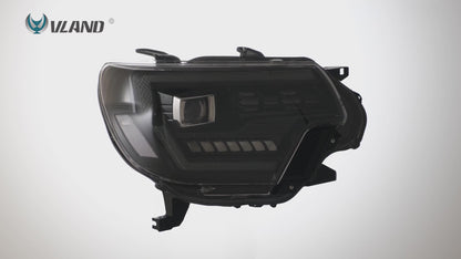 VLAND Full LED Headlights For Toyota Tacoma 2012-2015 With Dynamic Animation