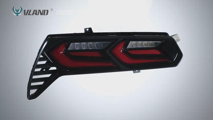 VLAND LED Tail Lights Fit for Chevrolet Chevy Corvette C7 2014-2019 All Models(For North America)