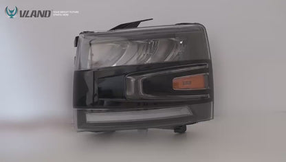 VLAND LED Headlights For 2007-2013 Chevrolet Silverado 1500 2500HD 3500HD