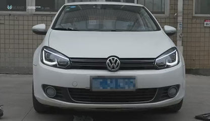 VLAND LED Headlights For Volkswagen Golf Mk6 2009-2014 Halogen Models