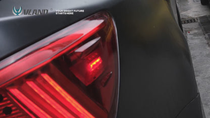VLAND LED Tail Lights For Lexus IS250 350 ISF 2006-2013 IS200d IS F 2008-2014 w/Animation